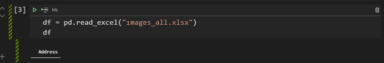 Openpyxl Read Dataframe